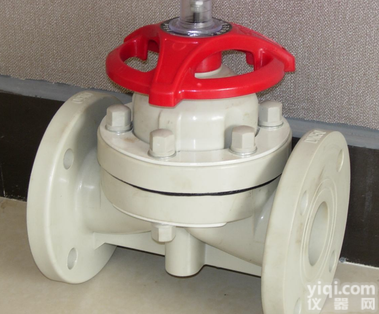 G41F-10  <em>法兰</em><em>PVC</em><em>隔膜阀</em>G41F-10