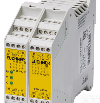 奥确纳  <em>EUCHNER</em>带监控<em>触点</em>型安全<em>继电器</em>ESM-BA701