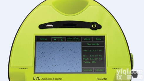 EVE<em>全自动</em><em>细胞</em> <em>计数仪</em>/<em>细胞</em>计数器