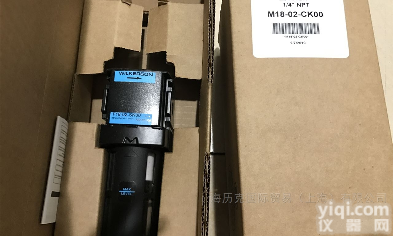 M18-02-CK00<em>美国</em>WILKERSON<em>威尔</em><em>克森</em>过滤器