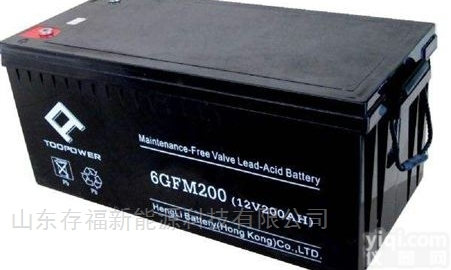 <em>12V200AH</em>  <em>天力</em>TOOPOWER<em>蓄电池</em><em>12V200AH</em>规格型号
