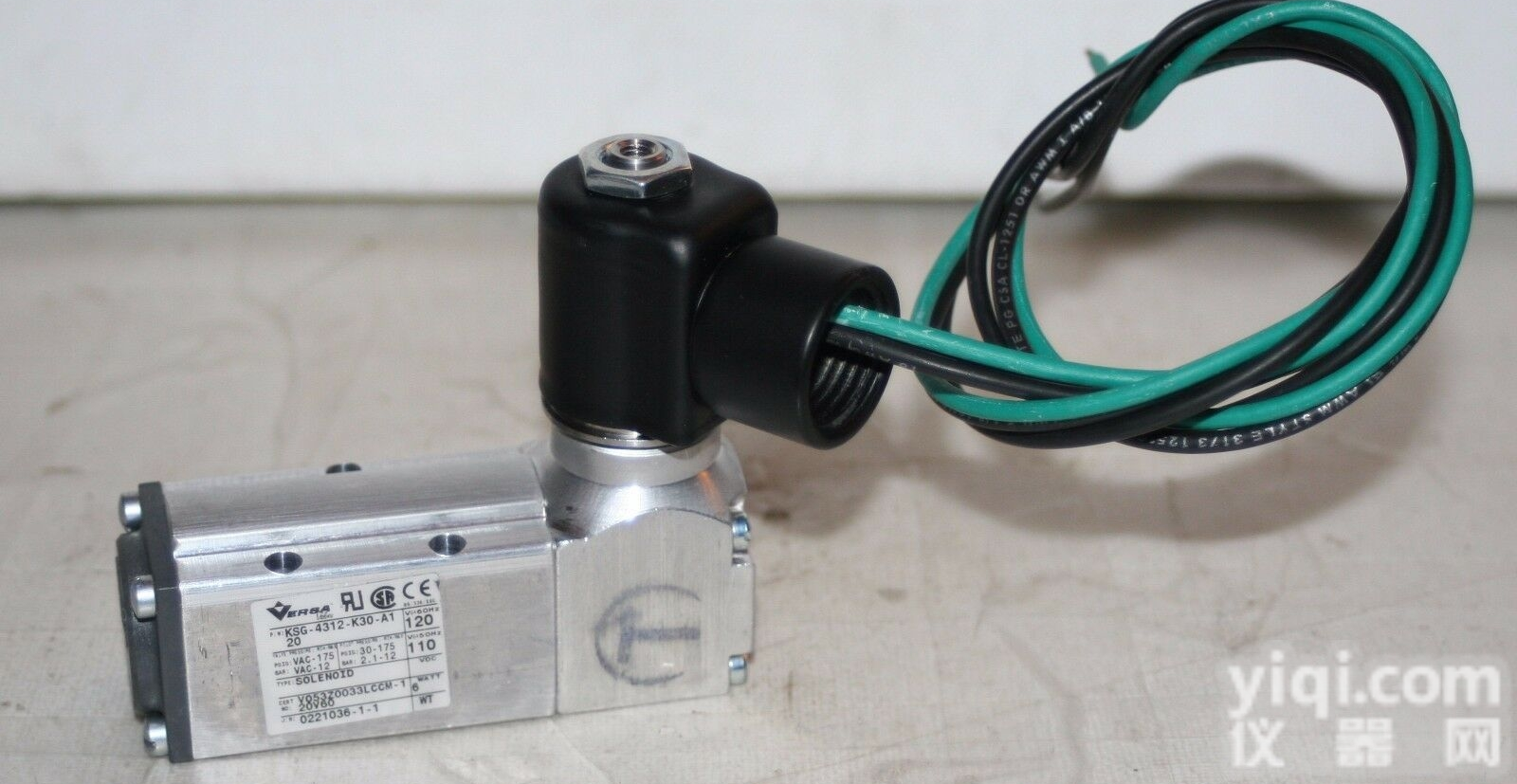 <em>美国</em>进口<em>电磁阀</em><em>VERSA</em> KSG-4312-K30-A