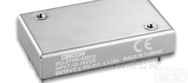 ECLB75W-24S12  <em>CINCON</em>GX<em>电源模块</em>ECLB75W-24D12N