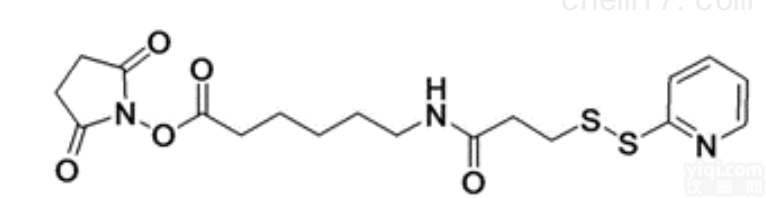 LC-SPDP  双功能<em>交联剂</em>LC-SPDP <em>Crosslinker</em> 的结构式