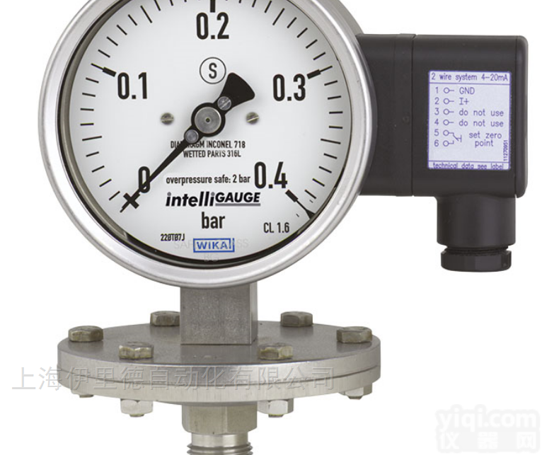 PGT43.100, PGT43.160  <em>威卡</em>WIKA<em>膜片</em>式<em>压力表</em>