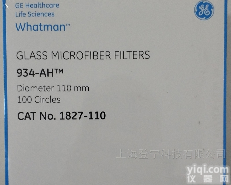 <em>1827</em>-110、<em>1827</em>-055  GE Whatman 玻璃微纤维滤纸934-AH