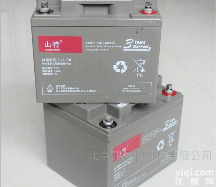 <em>山特</em>铅酸<em>蓄电池</em>6GFM33/12V33AH<em>参数</em>尺寸