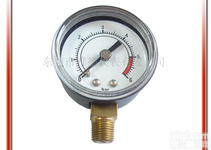 <em>雅德</em>仪表有限公司专业生产40MM<em>径向</em>塑壳<em>气压表</em>