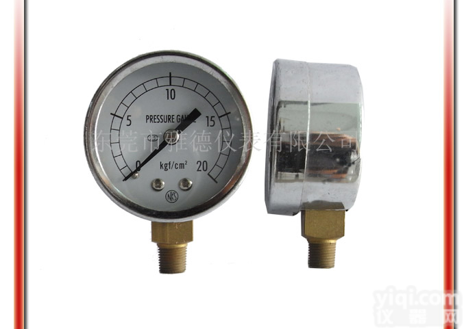 <em>雅德</em>仪表有限公司<em>专业生产</em>50MM径向镀铬铁壳<em>气压表</em>