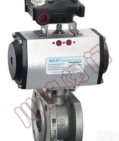 <em>超薄型</em>气动<em>球阀</em>，气动<em>对夹</em>式<em>球阀</em>