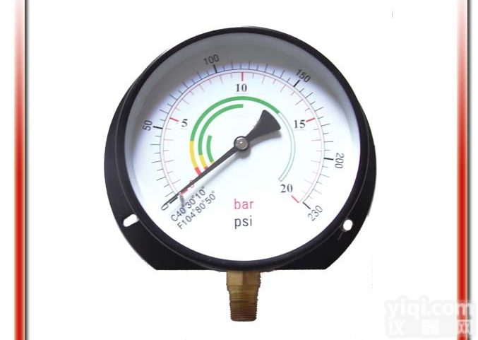 <em>雅德</em>仪表有限公司<em>专业生产</em>150MM径向带后边<em>气压表</em>系列