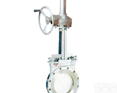 PZ573<em>伞齿轮</em><em>传动</em>刀型<em>闸阀</em>