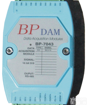 BP-7043 16路<em>集电极</em><em>开路</em>输出模块