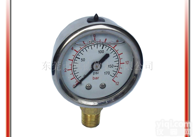 供应50MM<em>径向</em><em>耐震</em><em>油压表</em>、不锈钢压力表、充油压力表、抗震压力表