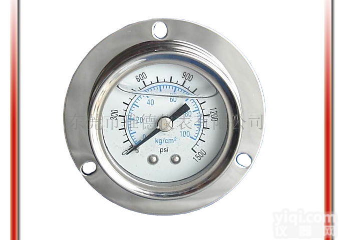 供应50MM轴向带边耐震<em>油压表</em>、充油<em>压力表</em>、全不锈钢<em>压力表</em>、<em>油压表</em>、<em>压力表</em>