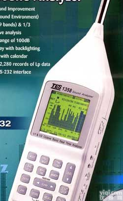 台湾泰仕1/1 及 1/3 <em>八音</em>度实时音频<em>分析仪</em>|噪音仪