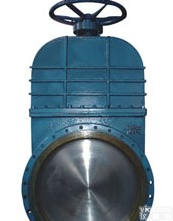 MZ73Z73手动<em>对夹式</em>污水刀形<em>闸阀</em> 暗杆刀形<em>闸阀</em> 纸浆阀（图）