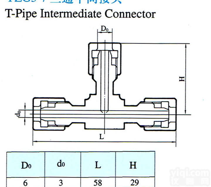 <em>三通</em>中间接头（塑料管用）