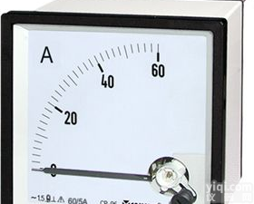 <em>方型</em>动圈式整流型交流<em>电流表</em> 90°