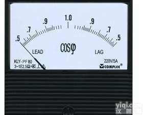 方圆型动圈式<em>功率</em>因数表 <em>COS</em>Φ