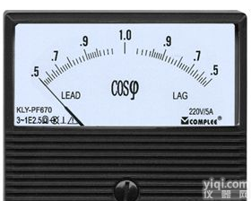 矩圆型动圈式<em>功率</em>因数表 <em>COS</em>Φ