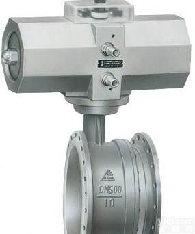 <em>伸缩</em>型<em>气动</em>法兰式<em>蝶阀</em>