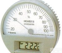<em>高级</em>温<em>湿度计</em>附数显温度计