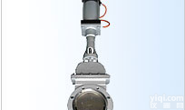 <em>PZ673</em>（X/F/H）-（0.6/1.0/1.6）气动<em>对夹式</em>刀形<em>闸阀</em>