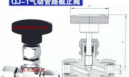 针型阀│QJ-1气动管路截止阀  9
