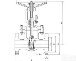 磅级<em>闸阀</em>Z40H Z40Y <em>Z40W</em> 600Lb 