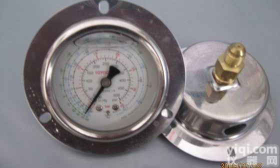 供应60MM轴向带边<em>冷煤</em>(雪种表)<em>压力表</em>