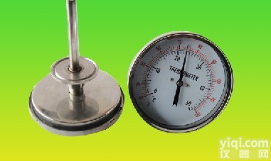 供应60MM<em>卡箍式</em>卫生型双金属<em>温度计</em>