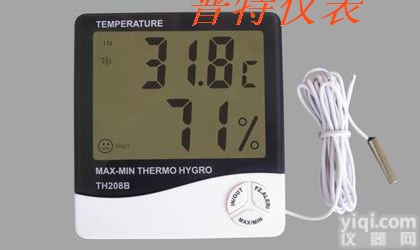 <em>TH208B</em><em>室内外</em>数显<em>温湿度计</em>