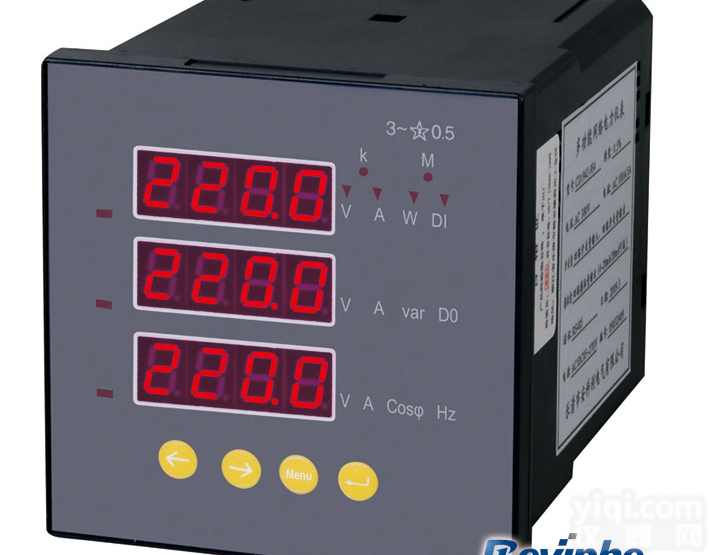 F系列<em>多功能</em><em>数显</em>表，<em>多功能</em>电力<em>仪表</em>96*96