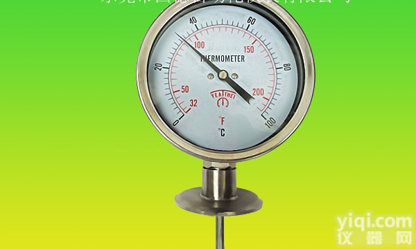 全不锈钢<em>卡箍式</em>卫生型<em>温度计</em>