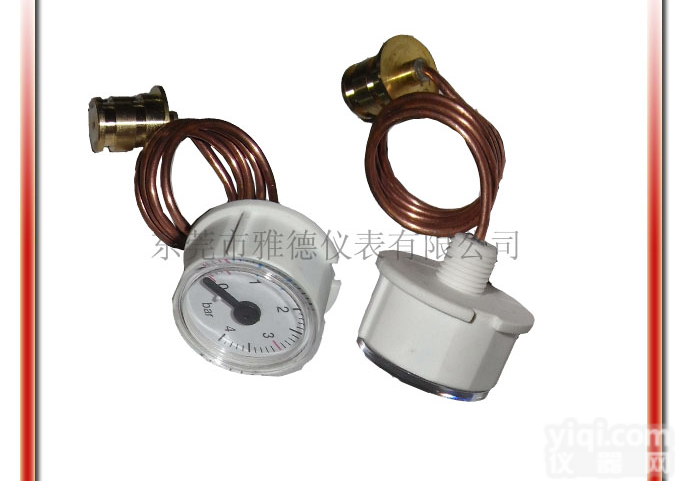 25MM带毛细管蒸汽<em>压力</em>表、带毛细管<em>压力</em>表、水压表