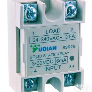 SSR40H固态继电器<em>额定</em>电流 40A；<em>额定</em>工作<em>电压</em>24-415VAC