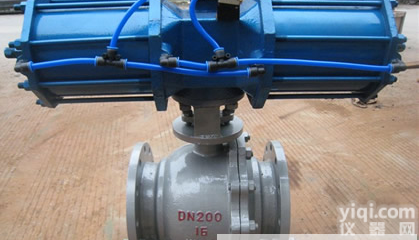 Q647F气动<em>铸钢</em>法兰式<em>固定</em>球<em>球阀</em>