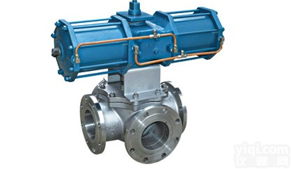供应贵州Q645F<em>气动三通法兰球阀</em> 三通球阀尺寸选型 法兰球阀价格