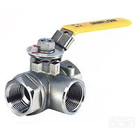 <em>1000WOG三通不锈钢球阀</em>