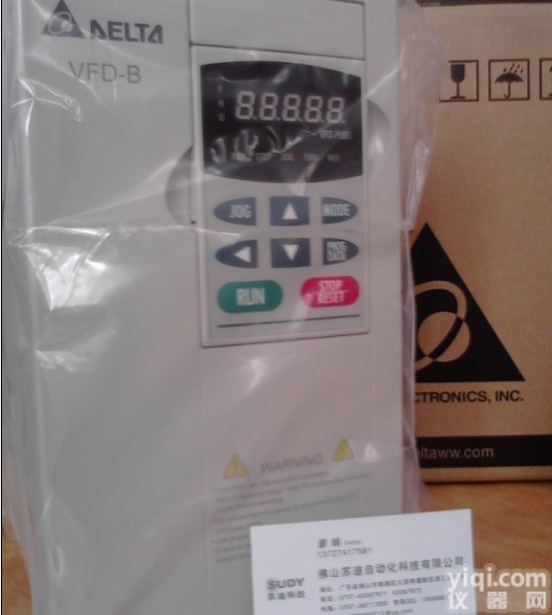 台达变频器<em>VFD185B43A</em>通用重载型变频原装