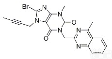 8-溴-7-(2-丁炔-1-基)-3,7-二氢-3-<em>甲基</em>-1-[(4-<em>甲基</em>-2-<em>喹唑啉</em>基)<em>甲基</em>]-1H-嘌呤-2,6-二酮