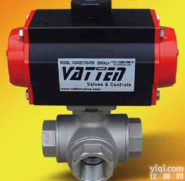<em>德国</em>VATTEN气动<em>三通</em>螺纹<em>球阀</em>，气动<em>三通</em>L型<em>球阀</em>