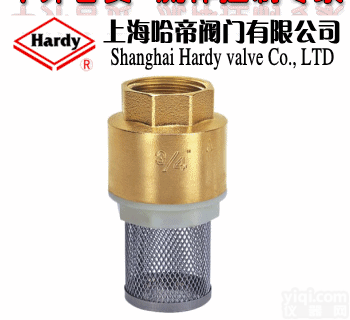 H12X-<em>16</em>T黄<em>铜带</em><em>网底</em>阀【黄<em>铜带</em>网止回阀】黄铜底阀