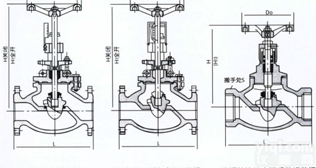 <em>铸钢</em><em>调节阀</em>T40-16C厂家  T40-16P大连式手动<em>调节阀</em>
