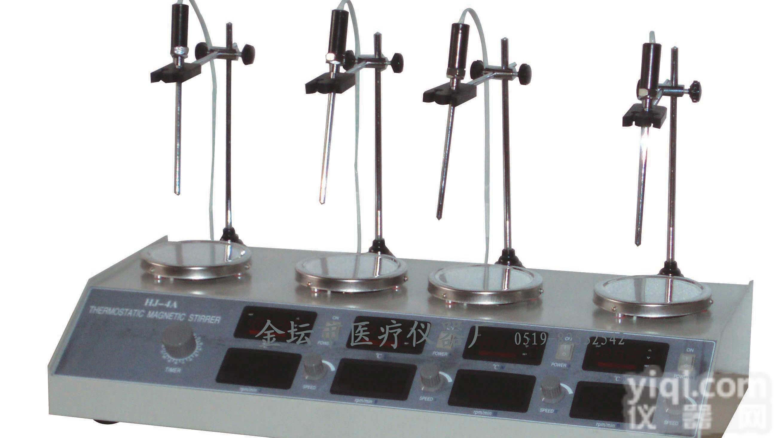磁力<em>搅拌器</em> >> 多头磁力<em>搅拌器</em> >> HJ-4A多头<em>控温</em>磁力<em>搅拌器</em>