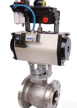 <em>QV647Y</em><em>气动</em>V型<em>球阀</em>