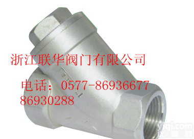 304过滤器DN15-DN50-不锈钢内<em>螺纹</em><em>闸阀</em>-联华<em>阀门</em>