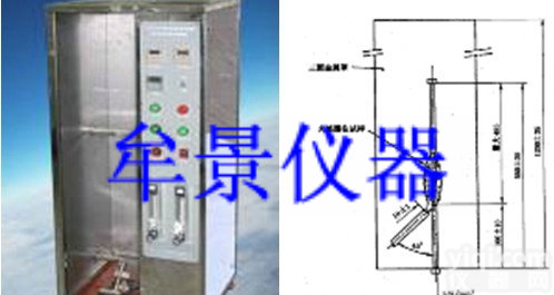 牟景单根铜心<em>绝缘</em>细<em>电线</em>电缆垂直燃烧试验机，<em>电线</em>电缆垂直燃烧试验机