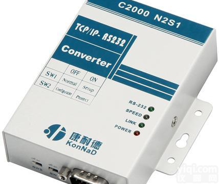 C2000 N2S1康<em>耐德</em>工业级RS232<em>串口</em>转TCP/IP服务器
